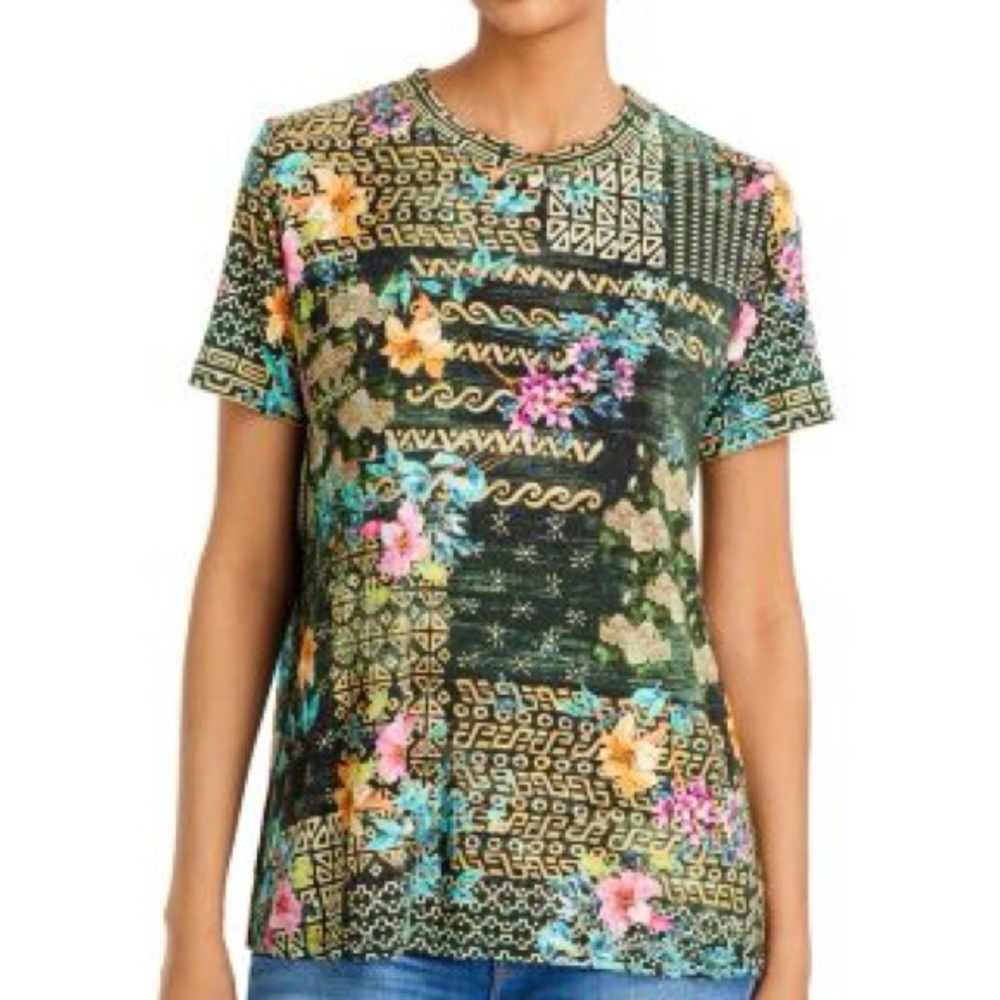 Johnny Was Weller Favorite Crewneck Swing T-Shirt